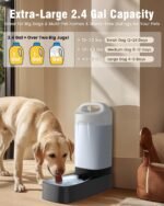 PETNF 2.4 Gallon Automatic Dog Water Bowl Dispenser with Handle - Image 4