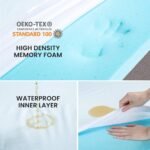 Orthopedic Memory Foam Dog Bed, Cooling Dog Beds Waterproof Pet Bed for Crate with Removable Washable Cover, L(35inch,65Lbs) - Image 4