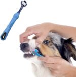 Orgrimmar 2 Pcs 3-Sided Pet Toothbrush Dog Cat Mouth Dental Teeth Care - Image 3