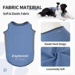 2Pack Dog Cooling Shirts with Sun Protection,Misty Glade+Water Drop,XL - Image 4