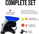 Franklin Sports Ready Set Fetch Automatic Tennis Ball Launcher - Black - Image 5
