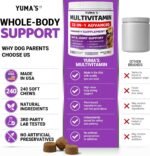 Dog Vitamins and Supplements, 240 Treats, Dog Multivitamin with Glucosamine - Image 6