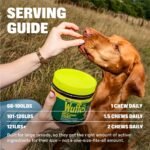 Wuffes Advanced Hip & Joint Chews for Large Breed Dogs, Vet Recommended, Glucosamine, Chondroitin, MSM, Green-Lipped Mussel, Hyaluronic Acid & Omega-3s. Supports Mobility & Flexibility. 60 Pork Chews - Image 9