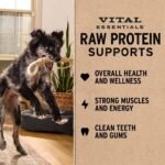 Vital Essentials Freeze Dried Dog Treats, Salmon Bites, 2.5 oz Bag - Image 4