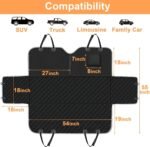 Mancro Dog Car Seat Cover for Back Seat, Waterproof Dog Hammock for Car - Image 6