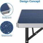 Dog Grooming Table with Arm Hammock & Nooses, 35.5" L×23.6" W x 30" H - Image 5