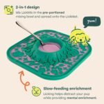 Woof LickMat, Slow Feeder Mat for Dogs, Green - Image 3