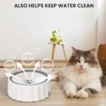 9.1" X 3.5" Dog Water Bowl No Spill 70oz/2L Large Capacity Dispenser Non Slip No Splash Bowl Pet Slow Feeder No Drip Dog Water Bowl on Vehicle Slow Water Bowl for Dogs and Cats - Image 4