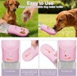 Portable Dog Water Bottle with Food Container, Drinking Bottle for Travel - Image 5