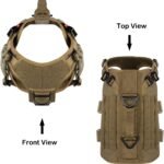 ICEFANG No Pull Tactical Dog Harness for Medium Dogs,Adjustable Dog Vest - Image 3