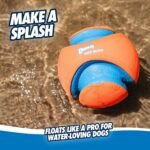Chuckit! Kick Fetch Ball Dog Toy, Large, 8in, for Large Dogs, Floats - Image 4