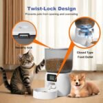 ANDOLL HOME Automatic Cat Feeder, Timed Cat＆Dog Dry Food Dispenser - Image 6