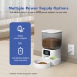 ANDOLL HOME Automatic Cat Feeder, Timed Cat＆Dog Dry Food Dispenser - Image 8