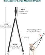 PetBonus Two Point Control Dog Leash, No Tangle Training Walking Leashes - Image 4