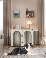 Hzuaneri 44.1 in Dog Crate Furniture,Dog Kennel Indoor for Medium/Large Dog - Image 3