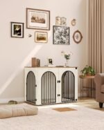 Hzuaneri 44.1 in Dog Crate Furniture,Dog Kennel Indoor for Medium/Large Dog - Image 9