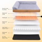Heated Orthopedic Dog Bed for Large Senior Dogs - Image 6