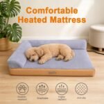 Heated Orthopedic Dog Bed for Large Senior Dogs - Image 7