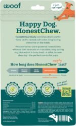 WOOF HonestChew Meaty Antler Dog Chew Toy for Dogs 60 lbs & Up - Image 3