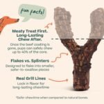 WOOF HonestChew Meaty Antler Dog Chew Toy for Dogs 60 lbs & Up - Image 6