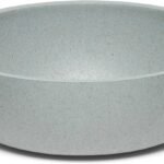 Loving Pets – Dolce Bamboo – Eco-Friendly Pet Bowls & Dishes for Dog, Cats, Puppy Food and Water Bowl -Sustainable and Dishwasher Safe, Made with Real Bamboo (Medium, Slate-Grey)