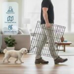 Puppy Playpen - Foldable Metal Exercise Enclosure with Eight 24-Inch Panels - Indoor/Outdoor Fence for Dogs, Cats, or Small Animals by PETMAKER - Image 3