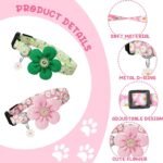 3 Pack Dog Collar and Leash Set, Puppy Collar and Leash (Green,Pink,Yellow) - Image 3