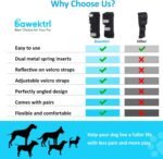 Dog Leg Braces for Back Legs,ACL Brace for Large Dogs Rear Legs, Joint Compression Warps Support for Hind Leg with Injury Sprain, Wound Care and Loss of Stability from Arthritis (1 Pair) - Image 6