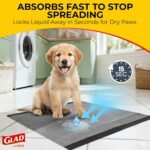 Glad for Pets, Activated Carbon Disposable - Dog Pee Pads, 100 Count Large - Image 4