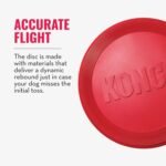 KONG Flyer, Natural Rubber Flying Disc Fetch Toy, for Small Dogs - Image 5