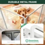 FXW AuraSpace Pro Clear Acrylic Indoor Dog Playpen, 40" H, 12 Panels - Image 4