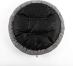 Love's cabin Round Donut Cat and Dog Cushion Bed, 20in Bed for Cats or Small Dogs, Anti-Slip & Water-Resistant Bottom, Super Soft Durable Fabric Pet Beds, Washable Luxury Cat & Dog Bed Gray - Image 6