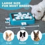 Aluckmao Dog Puzzle Toy Large Size - Adjustable Levels Food & Treat Game - Image 6