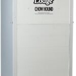 Pet Lodge® Automatic Dog Feeder | Chow Hound Outdoor Pet Feeder | Tough Galvanized Steel | Made in USA (25 lb)