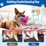 loncoldy Plush Chew Toys for Large Dogs, Tough Crinkle Stuffed Animal Squeaky Interactive Toys for Small Medium Large Dogs, Keep Them Busy, Big Pet Toys - Image 5
