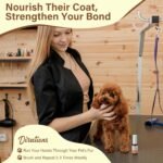 Pet Fur Care Oil - Detangles, Reduces Shedding - Adds Shine with Collagen & Natural Oils - Leave-in Conditioner for Dogs & Cats - 1.01 fl. oz - Image 6