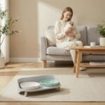 Raised Dog Feeder Bowl Stand (Without Bowls), Fits Dish up to Φ 6" - Image 6