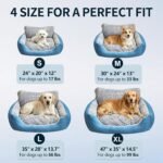 Medium Dog Bed, Orthopedic Bolster Sofa with Soft Plush Cushion, Machine Washable Non-Slip Bottom for Joint Pain Relief,30"x24"x13" All Season Comfort for Dogs Up to 33 lbs - Image 3