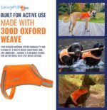 SafetyPUP XD Lite Blaze Orange Reflective Dog Vest – High Visibility Hunting & Safety Vest with Lightweight Mid-Back Coverage. Apparel Gear for Small Medium and Large Breeds - Image 5