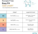Gooby Escape Free Easy Fit Dog Harness, Step-in, Red, Medium - Image 3