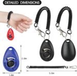 5 Pack Dog Clicker, Pet Training Clicker with Wrist Strap - Image 2