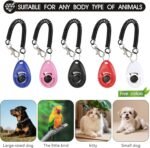 5 Pack Dog Clicker, Pet Training Clicker with Wrist Strap - Image 4