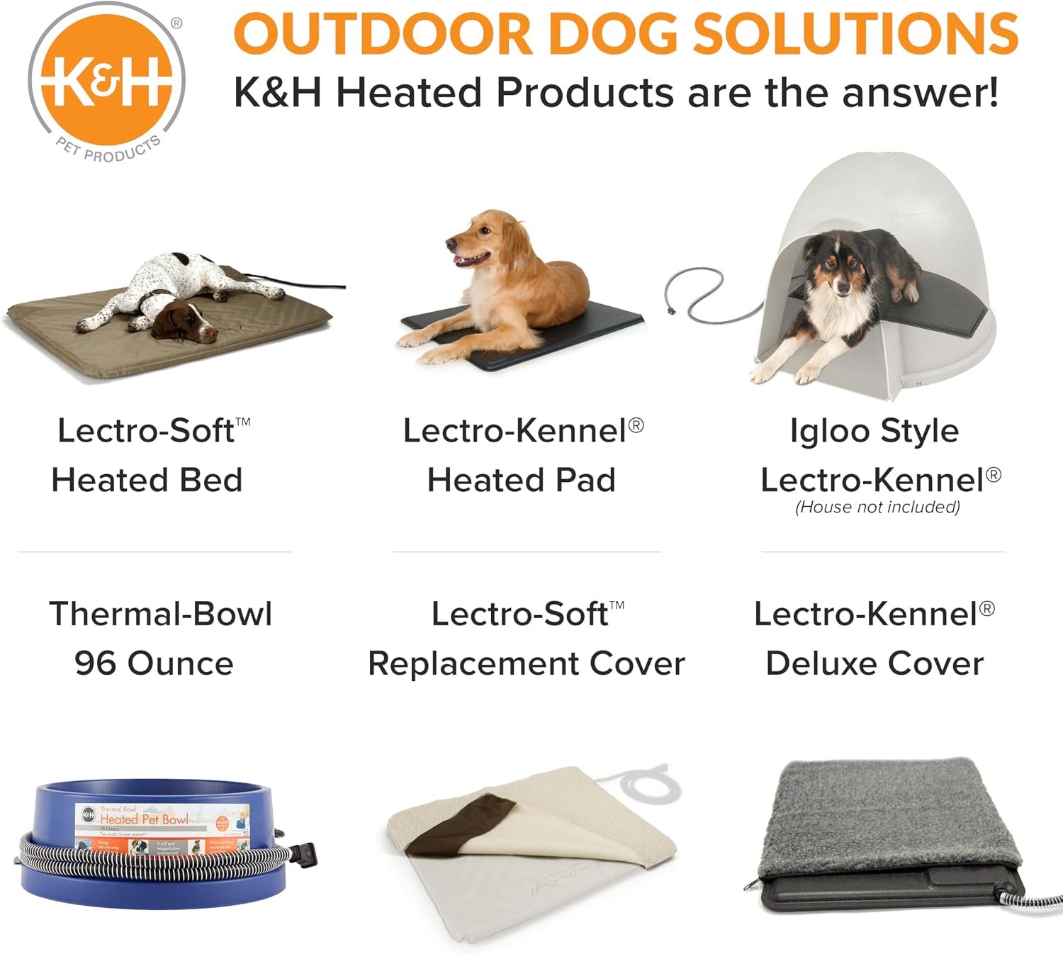 K&H Heating Pad, Lectro-Soft Outdoor Pet Bed, Safety Listed, 36x25in 60W - Image 12