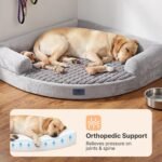 Veehoo Corner Dog Bed, 42" Orthopedic Washable Dog Bed for Large Size Dogs - Image 4