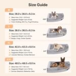 Veehoo Corner Dog Bed, 42" Orthopedic Washable Dog Bed for Large Size Dogs - Image 5