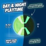 Chuckit! Max Glow Paraflight Flying Disc Dog Toy, Large, 1 Pack - Image 5
