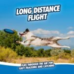 Chuckit! Max Glow Paraflight Flying Disc Dog Toy, Large, 1 Pack - Image 7