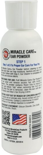 Miracle Care Ear Powder for Dogs and Cats, 12 Grams - Image 2