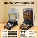 Marchul 15L Automatic Cat Feeder and Water Dispenser, Programmable Feeder - Image 2