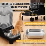 Marchul 15L Automatic Cat Feeder and Water Dispenser, Programmable Feeder - Image 3